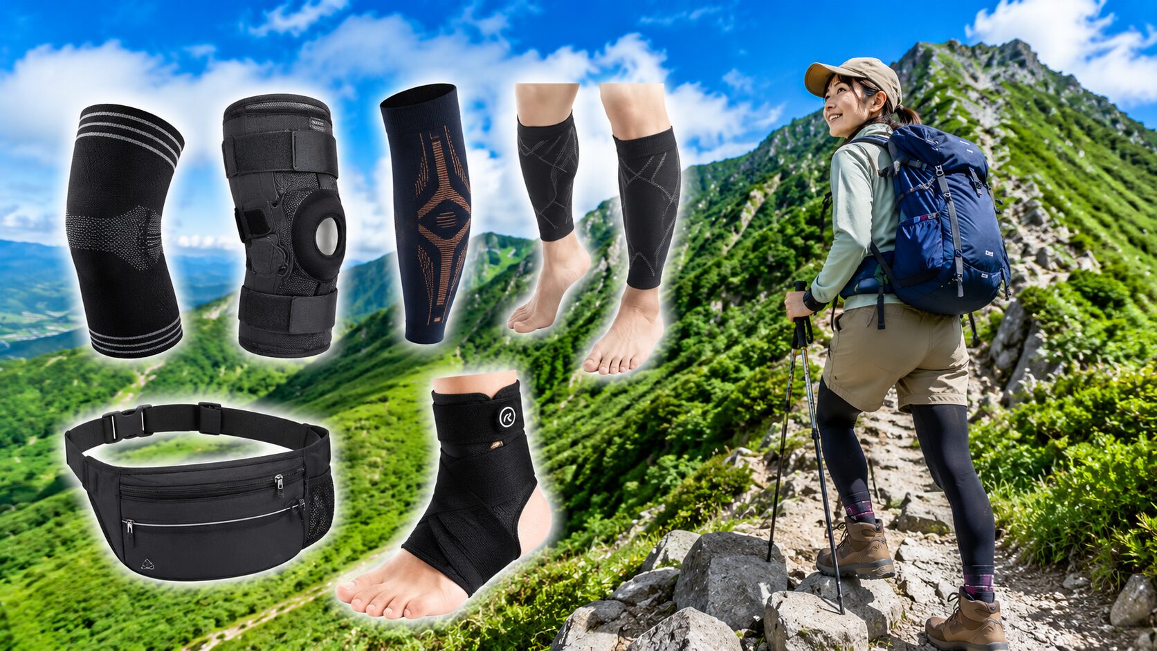 登山サポーターおすすめ比較！安いものから本格モデルまで